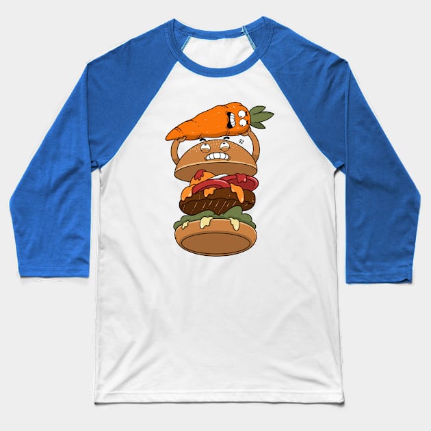 No More Diet Baseball T-Shirt by Artthree Studio